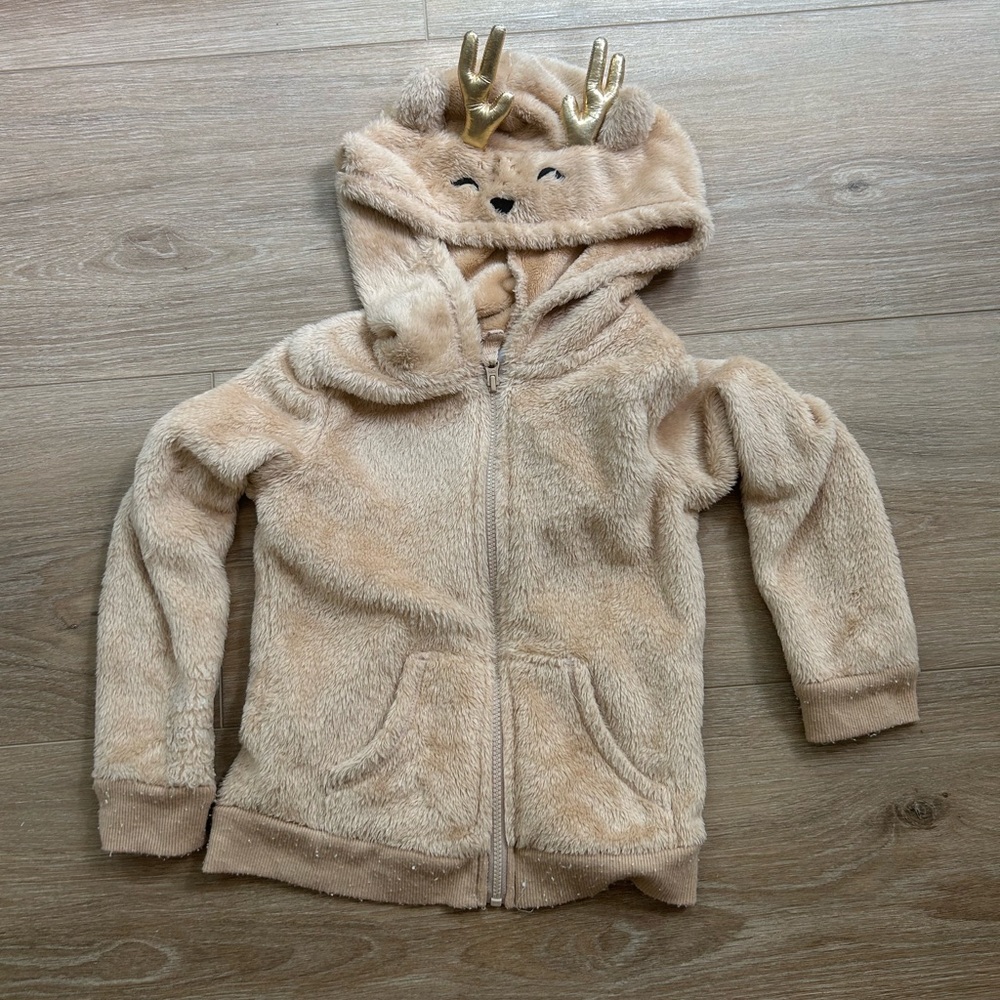 Jumping Beans Reindeer Zip Up